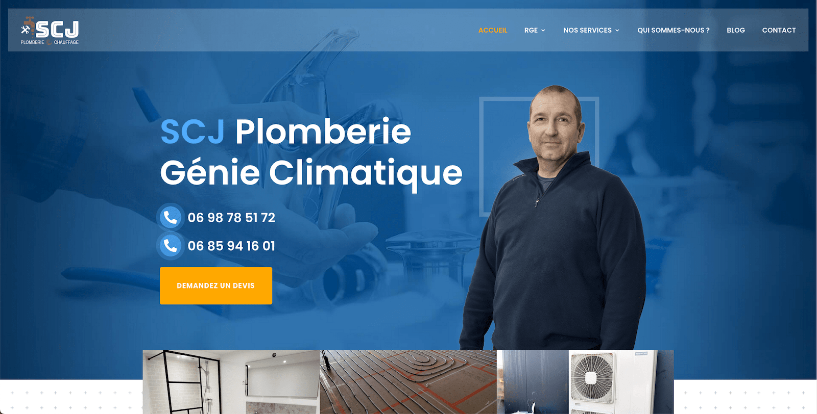 Site SCJ Plomberie